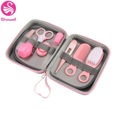 China Fashionalbe 8pcs Deluxe Nail Cutter Baby Health Care Kit Baby Grooming Kits Infant Nail Clipper Set for sale