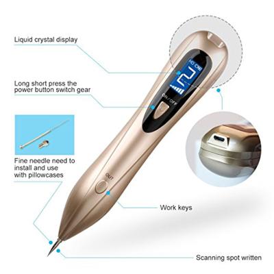 China Painless Beauty Mole Removal Drape Plasma Pen Blot Spot Pen With LCD Screen Hot Selling Product for sale