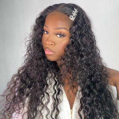 China Exotic Sheer Wave Swiss Lace Front Human Hair Wigs Exotic Full Lace Wigs For Black Women With Baby Hair for sale