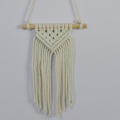 China Beautiful Decoraion Nordic Ins Eco-friendly Minimalist Handmade Macrame Wall Hanging For Home Background Decoration for sale