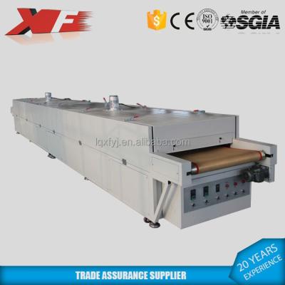 China large infrared conveyor dryer for heat-set and solidification particular type of printing ink XF-70100 for sale