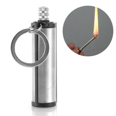 China USB Rechargeable Electronic Igniter Metal Match Fire Starter Diesel Fuel Camping Flint Igniter With Key Chain for sale