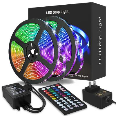 China Theme park waterproof flexible led light strips with RGB 5M wifi APP neon 4M remote controller 1M 4M 5050 5V USB LED strip lights for sale