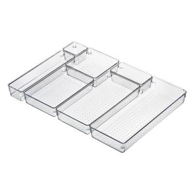 China Hot Selling Amazon Living Room Kitchen Living Room Office Drawer Design Plastic Divider Drawer Drawer Organizer for sale