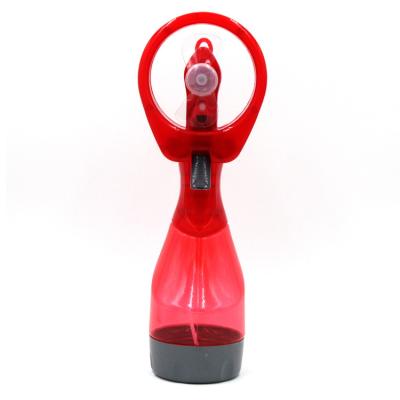 China Other Handheld Plastic Travel Fan Outdoor Sports Fan Mini Water Bottle Spray Cool Mist Fan Portable Cooling Spray Fan for sale