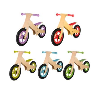 China 2021 Hot Selling Street Car Children's Toy Wooden Balance Bike Little Kids Friend For Baby Balance Bike 10 Inch for sale