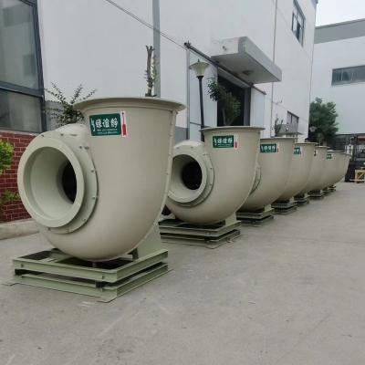 China Hot Sale Easy Installation Anticorrosion FRP Industrial Centrifugal Fans Radial Fans / Ventilating Blower Fan for sale