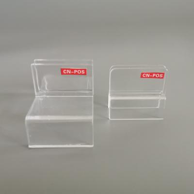 China PS Clear Clip For Supermarket Display Plastic Data Strip For Imaging for sale