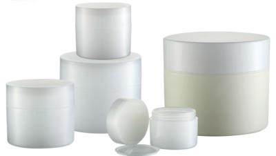 China JL-JR809 Full PP Plastic Jar Cream Jar 15ml 30ml 50ml 100ml 200ml Double Wall PP Jar for sale