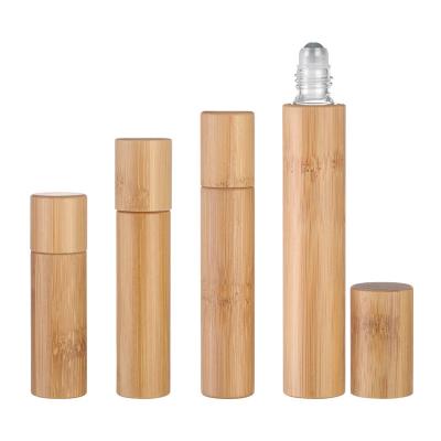 China JL-RL005 Eye Massage Bottle 5ml 8ml 10ml 15ml  Bamboo Roll on Bottle for sale