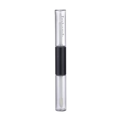 China JL-LG113 Dual Heads Lip Gloss 4.6ml Round  PETG make-up tube for sale