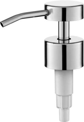 China JL-KW101D Bathroom Pump Matel Pump 24mm 28mm 1.6CC Screw Dispenser Liquid Lotion Pump With Brushed SS Closures for sale