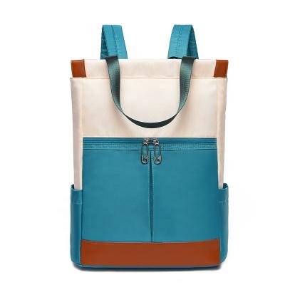 China Women's Water Resistant Tops College Open Travel Convertible School Casual Tote Daypack Laptop Backpack Wide Bag for sale