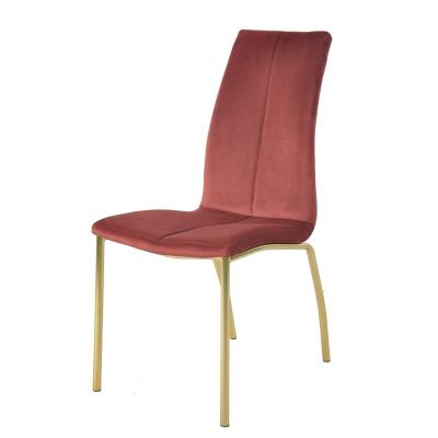 China Modern Restaurant Dining Chair TY077 LIXIN In Stock Modern Dining Room Banquet Chair Purple Blue Gray Pink Velvet Living Dining Dining Chair for sale