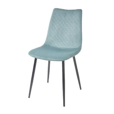 China 2020 Hot Sale Home Furniture Nordic Dining Chair Creative Classic Design Many Colors Optional Comfortable Nordic Velvet Dining Chair With Metal Legs for sale