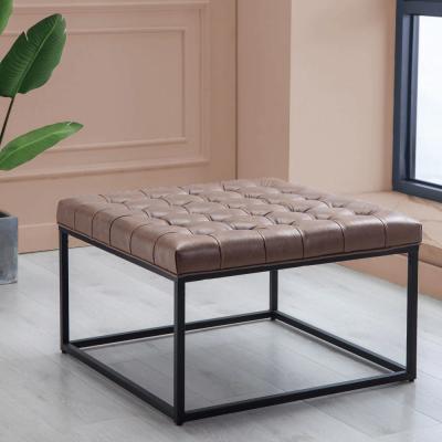 China NEW Design Living Room Sofa Bed Modern Stool Stool Soft Seat Sofa Stool For Bedroom for sale