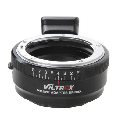 China Viltrox NF-NEX Lens Adapter with Tripod Mount Aperture Ring for Nikon F AF-S AI G Lens to Sony E NEX 6 5 3 NF-NEX A7 A7R NEX 7 Camera for sale