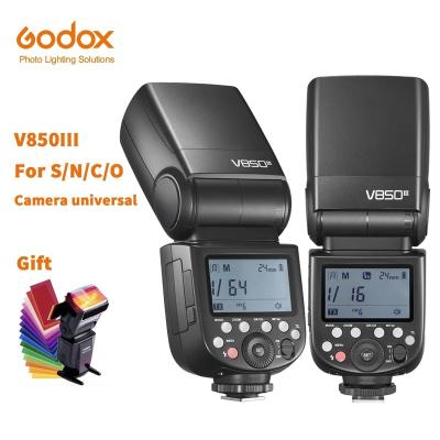 China Godox V850III Flash Video Light 76W 2.4G GN60 Radio X System Li-ion Battery Speedlite For Canon Nikon Sony Pentax Olympus V850iii for sale