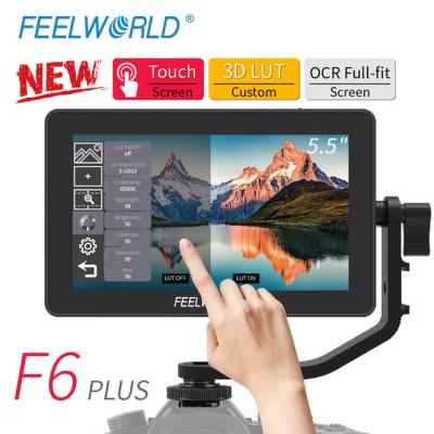 China FEELWORLD F6 PLUS 4K Monitor 5.5 Inch On Camera DSLR 3D Video 4K Field Monitor DSLR F6 PLUS Touch Screen IPS FHD 1920x1080 for sale