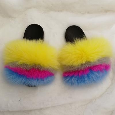 China Fashion trend sale fur slippers ladies home warm leisure small fashion non-slip fur slippers for sale