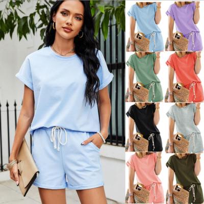 China New High Quality Ladies Woman Fashion Breathable 2 Pieces Set Women's Sleepwear Girls Sleepwear for sale