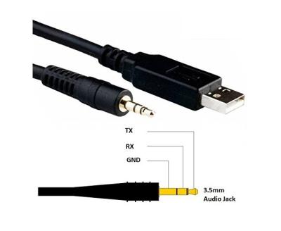 China Other USB to TTL cable (RS232), FTDI chip, 3.3V TTL, 1.8 meters, 3.5mm audio jack, TTL-232R-3V3-AJ, for sale