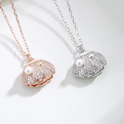 China The Other New 2021 Fashion Jewelry Clavicle Necklace Shell Necklace Wedding Gift for sale