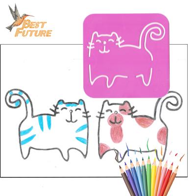 China Eco-friendly Plastic PP Animation Art Set Custom Drawing Board For Kids for sale