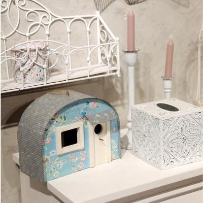 China Home Decoration Items Europe Aviary Europe Birdhouse Wooden Home Decoration Cardboard Box Antique Europe for sale