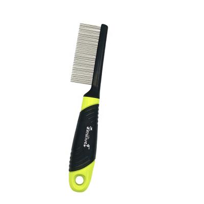 China Viable Factory Use Cat Clean Fur Thick Pins Metal Needle Hair Brush Dog Pet Easy Grooming Comb for sale