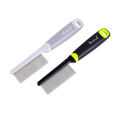 China Best Viable Flea Comb for Dogs and Cats, Fine Toothed Pet Flea Comb Soft Pet Comb for Dematting for sale