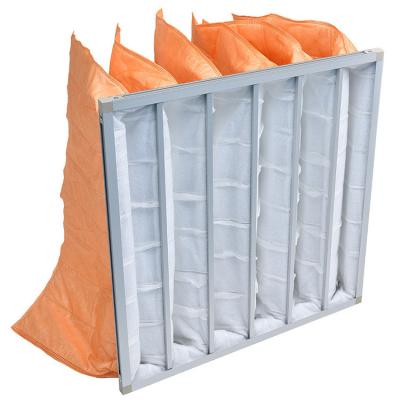 China CE F5 F6 F7 F8 F9 Standard Medium Bag Type Clean Room Filter for sale