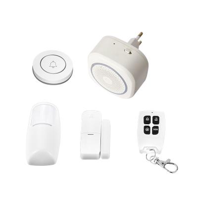 China Voice Controlled White WiFi Alarm Systems Complete Protection House zu verkaufen