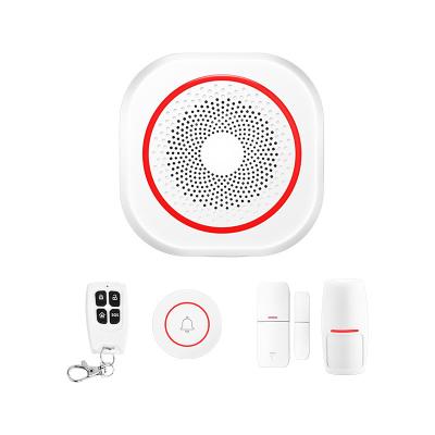 China Factory price Tuya WiFi alarm work with GSM fire siren alarm wireless smart home security burglar defense alarm system zu verkaufen