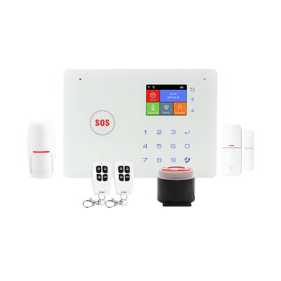 China High quality wireless home security alarm WIFI GSM alarm system kit tuya app anti theft à venda