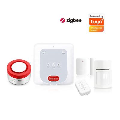 China TUYA Home Security Alarm System WIFI & GSM  ROHS, FCC, ISO Certification for sale