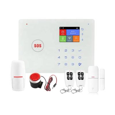 China Chinese hot sale IOT TUYA WIFI & GSM tuya security alarm system with panel à venda