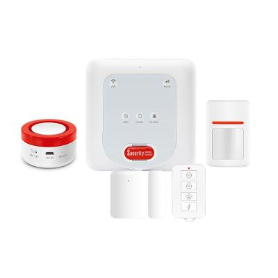 China DC5V / 2A Home Security Alarm System With Alexa Google Assistant à venda