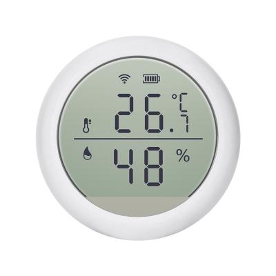 Китай Smart WIFI Humidity Alarm Sensor Indoor Hygrometer Thermometer With LCD Display продается