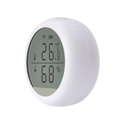 China New Design Tuya Smart WiFi and zigbee temperature and humidity alarm detector for home and business à venda