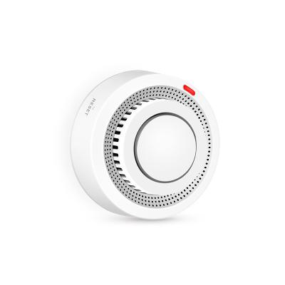 China Easy installation new design Tuya Smart WiFi and ZIGBEE Smoke alarm detector for home and business à venda