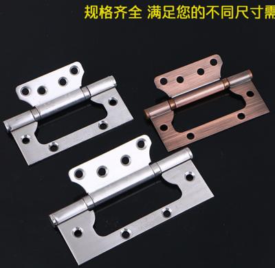 China Stainless Steel Ball Bearing 2 Flush Door Cabinet Zero Hinge for sale