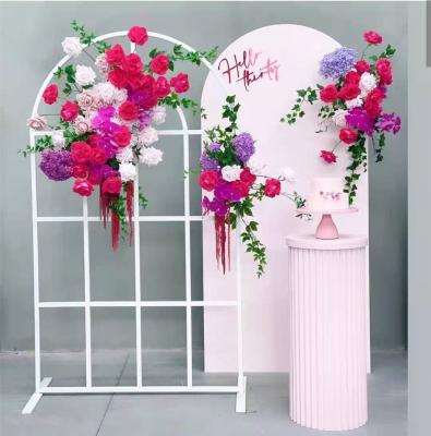 China Wedding Party Event Decorations Customized Decorative Metal Balloon Stand Party Backdrops Installed For Birthday Party Stage Props for sale