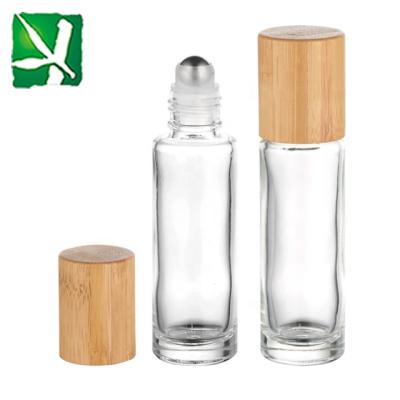 China Wholesale Best Cosmetic Essential Oil 5ML/10ML/15ML Roller Bamboo Glass Bottles Eco-Friendly Makeup Packaging Package for sale