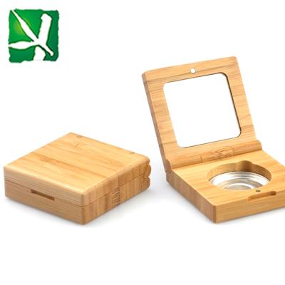 China Mult-Capacity Eco-Friendly Bamboo Eyeshadow Box for sale