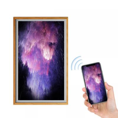 China Wifi 55 inch nft photo frame crypto frame 2K 4K digital display nft design for sale