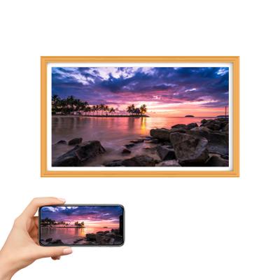 China Wifi 21.5inch 1920*1080 Slim Backlit Android nft picture frame portable nft players for sale