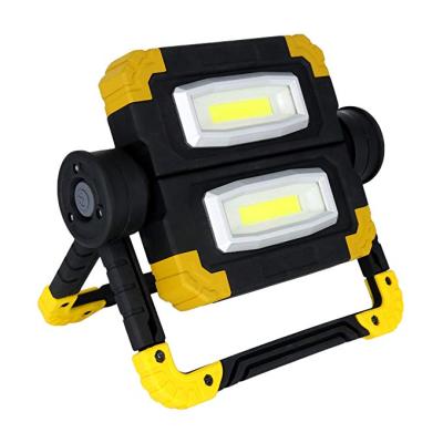 China Outdoor Camping Portable Emergency Work Light Foldable Led Light COB 360degree Rotate Working Light for sale