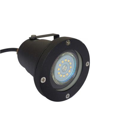 China Wholesale IP65 Waterproof Black Garden Landscape Garden Outdoor Light With GU10 Spot Light for sale