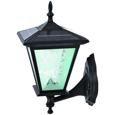 China Factory Direct Sale Outdoor Modern Waterproof Aluminum Solar Garden LED Wall Lantern Light Fixtures for Outdoor for sale